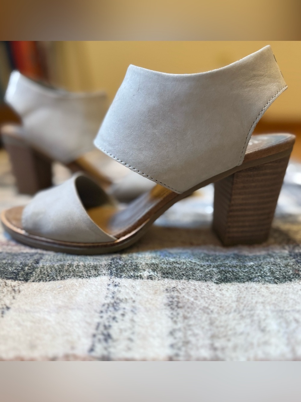 TOMs Women’s Majorca Sandal Open-Toe Block Heel